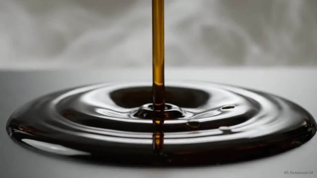 Oil flowing into a dark pool, illustrating the RE+FINE feedstock