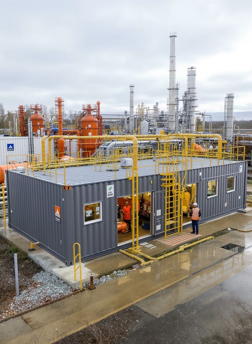 Reference modular processing equipment for the RE+FUEL concept